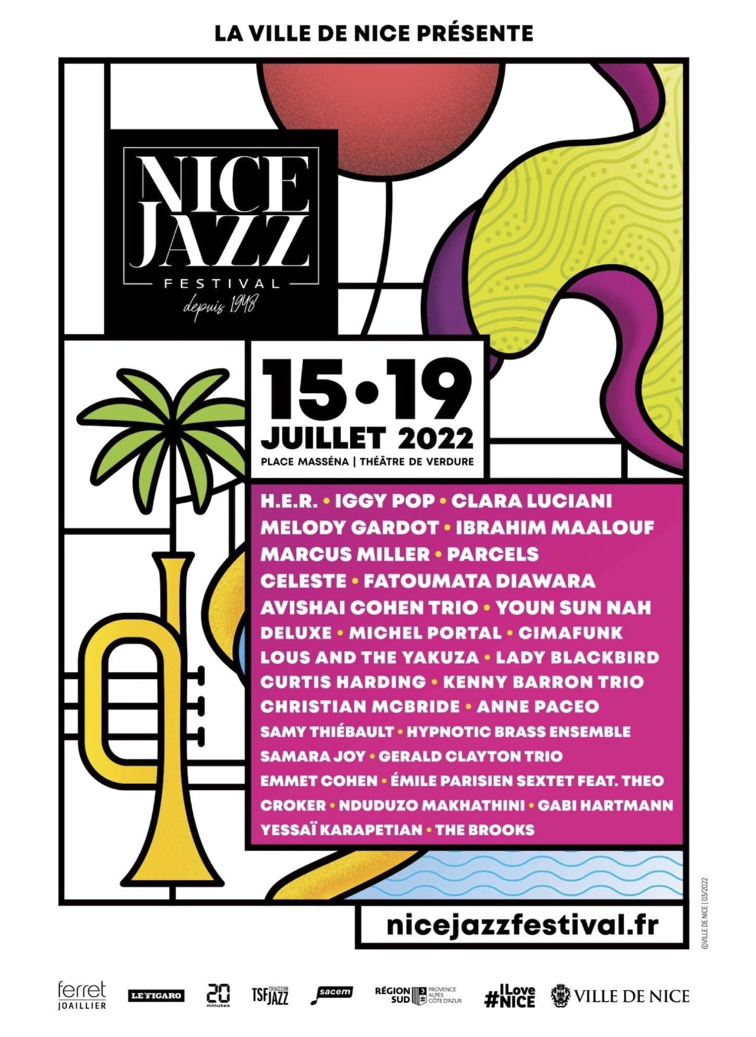 Nice Jazz Festival 2022 affiche