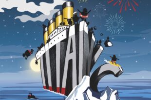 Titanic de la compagnie Les Moutons Noirs affiche Théâtre de la Renaissance affiche spectacle