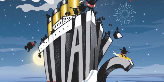 Titanic de la compagnie Les Moutons Noirs affiche Théâtre de la Renaissance affiche spectacle