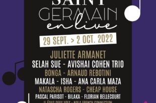 Saint Germain en Live 2022 affiche musique spectacles