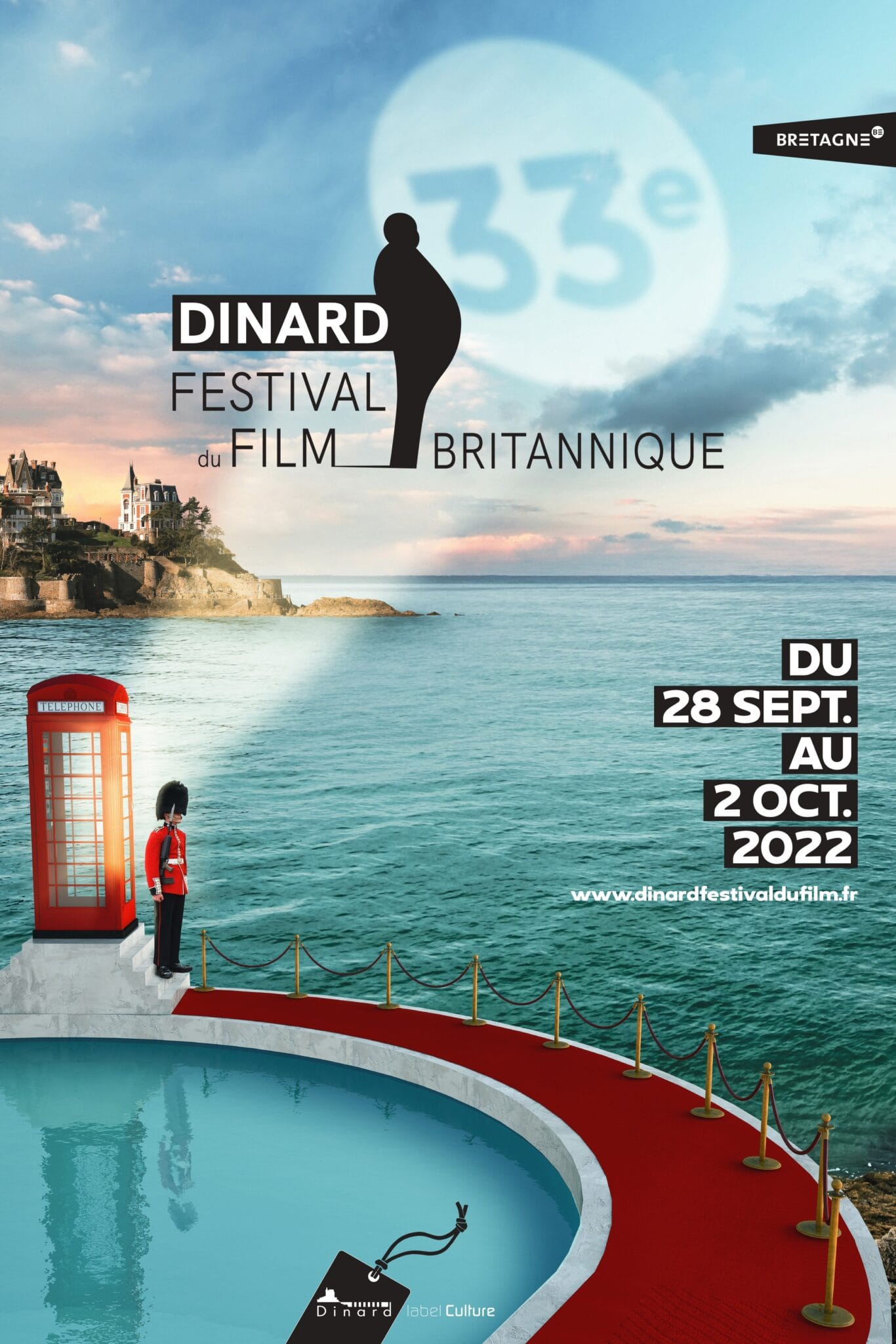 Dinard Festival du film britannique 2022 affiche cinéma