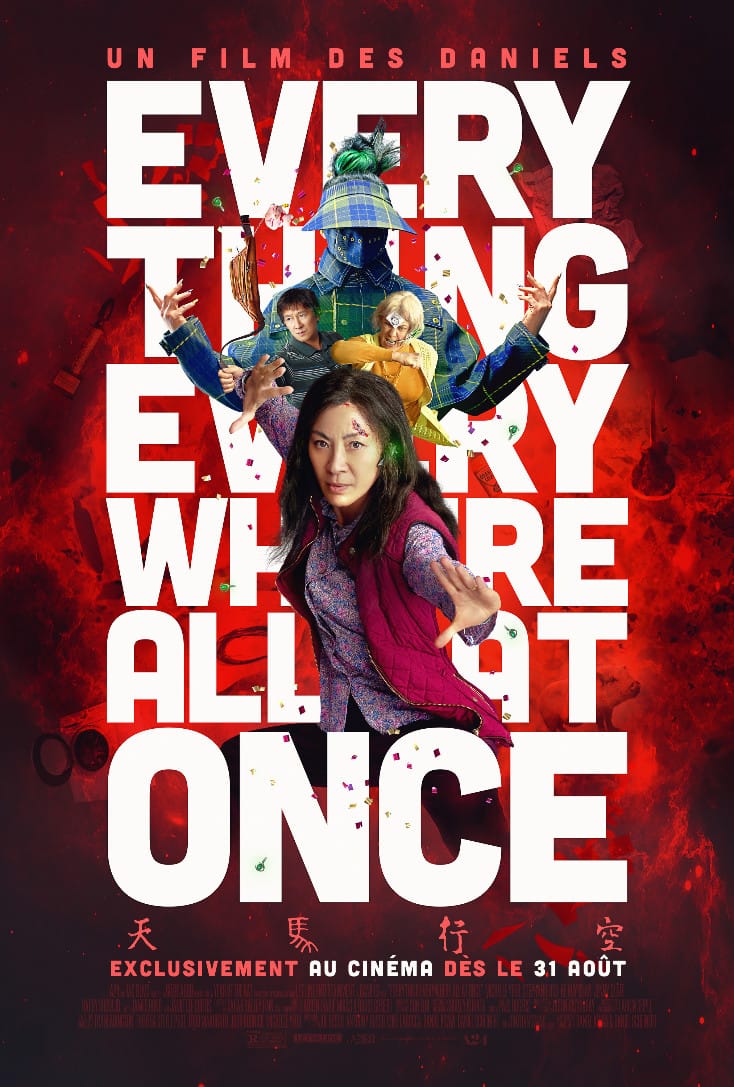 Everything Everywhere All at Once des Daniels affiche fim cinéma