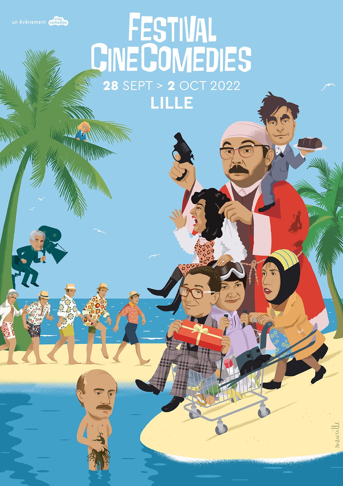Festival CineComedies 2022 affiche cinéma