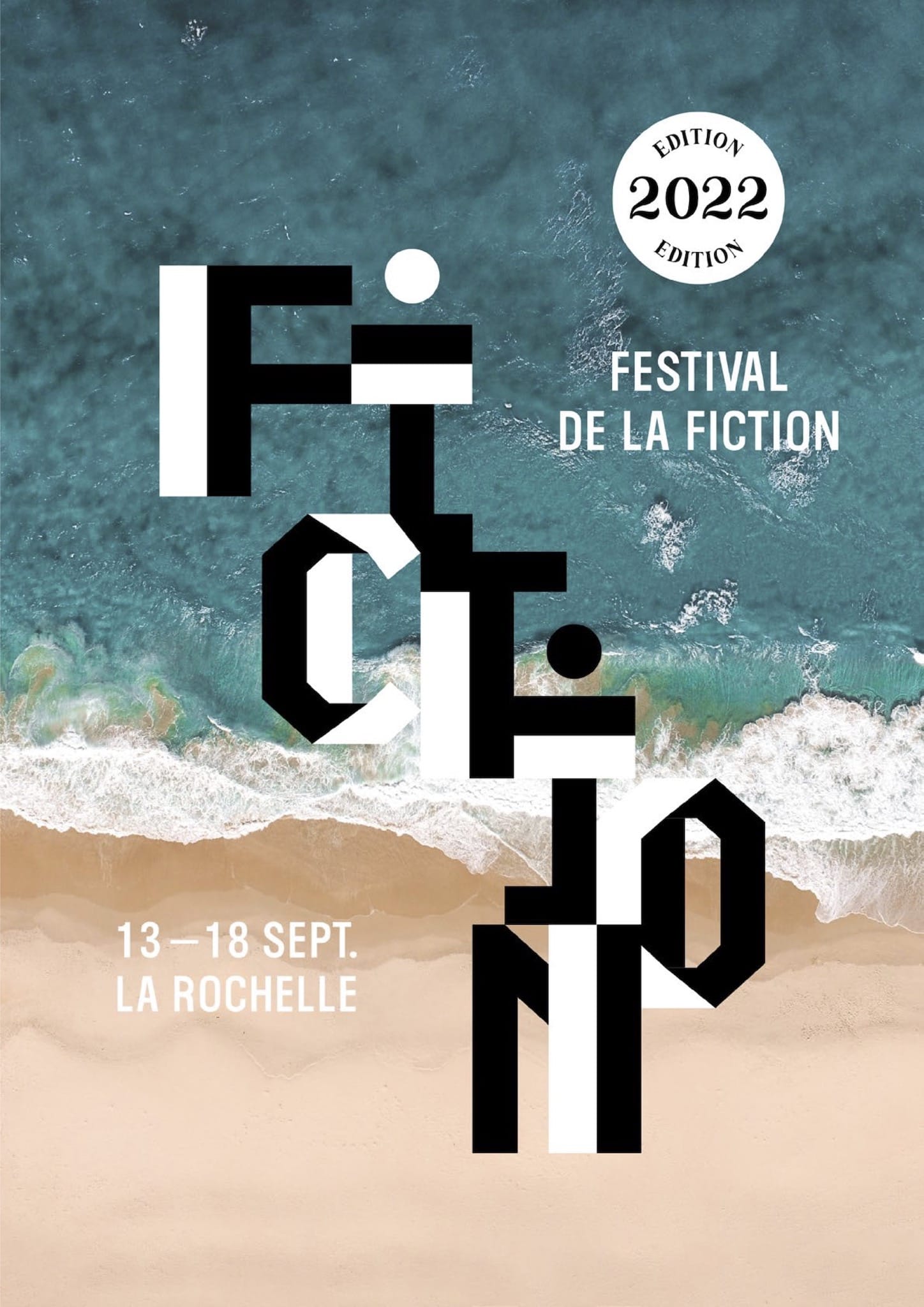 Festival de la fiction 2022 affiche tv La Rochelle