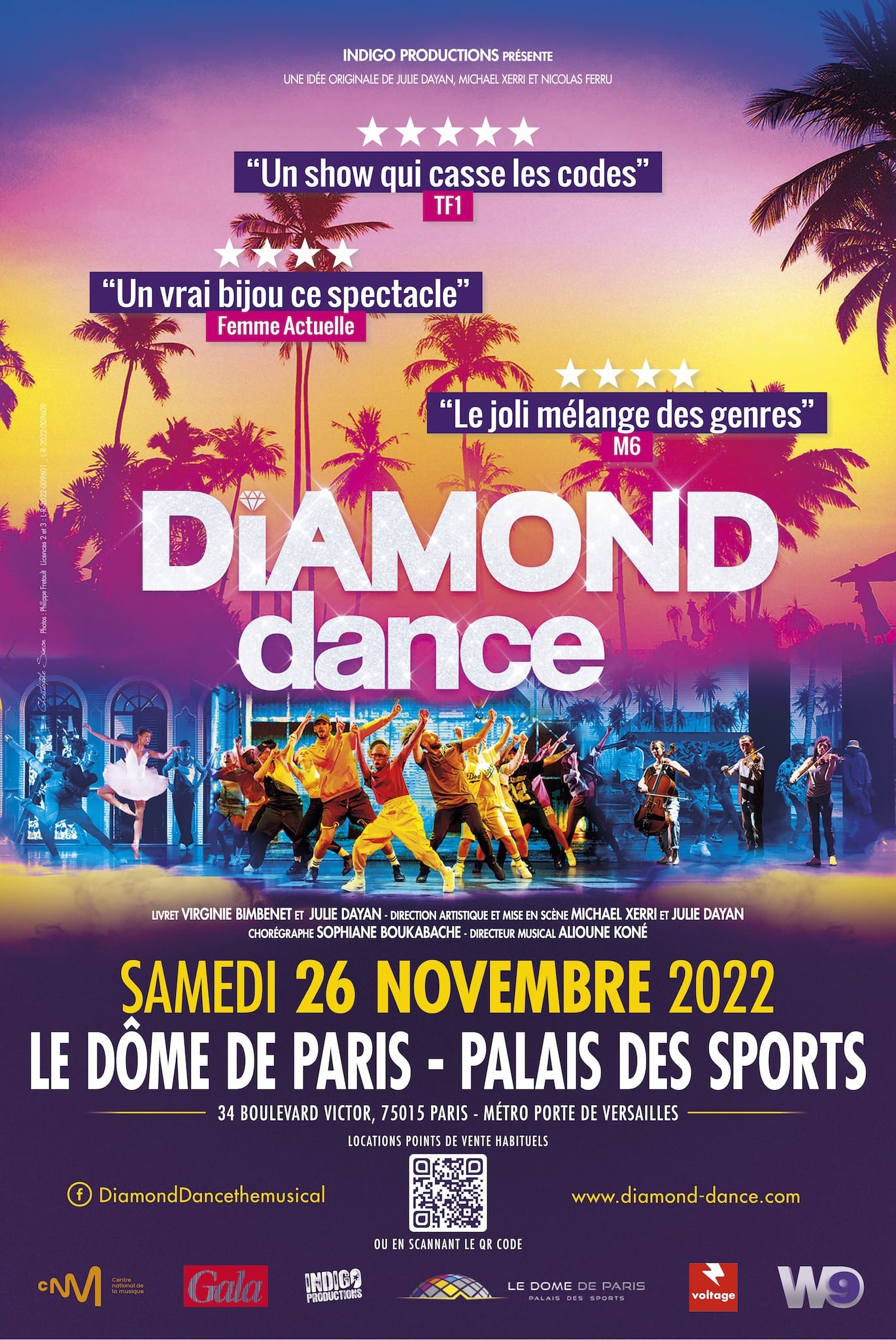 DIAMOND DANCE 2022 affiche Paris spectacle