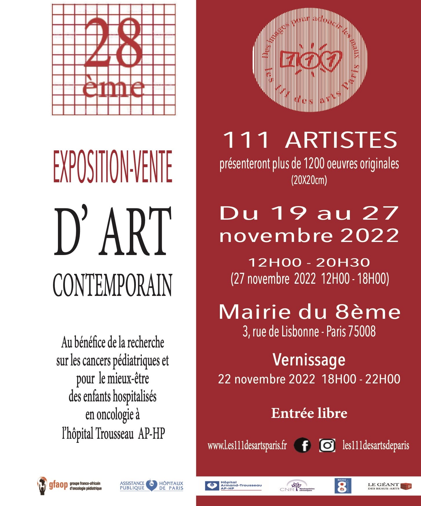 28e Exposition-vente d’art contemporain