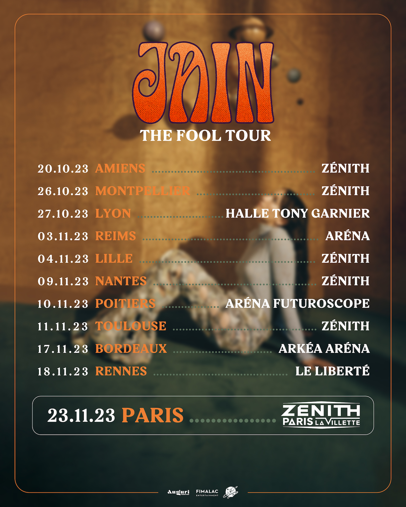 JAIN - THE FOOL TOUR 2023 image musique