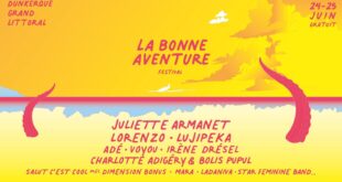 Bonne Aventure Festival 2023 affiche musique