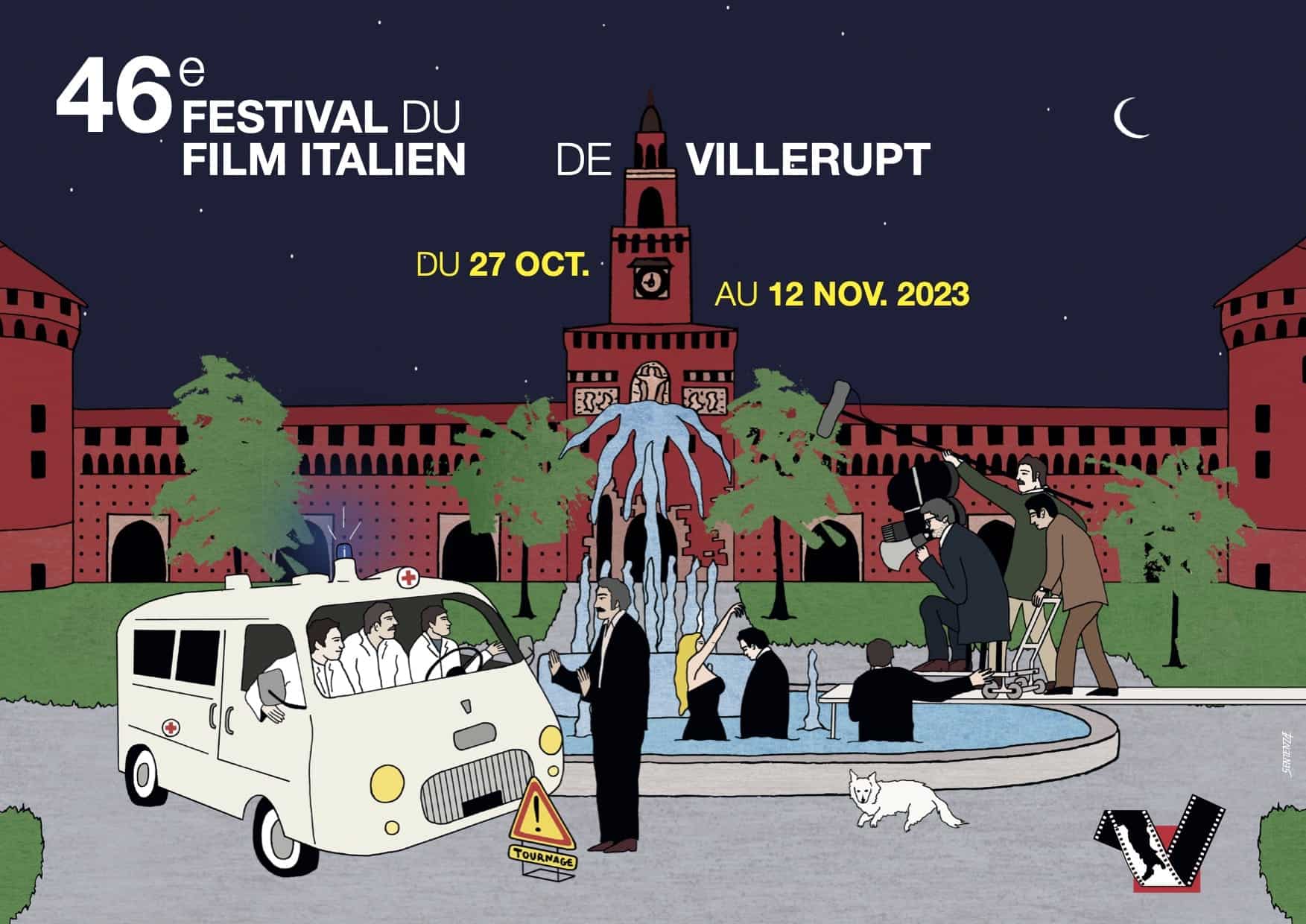 Festival du Film Italien de Villerupt 2023 affiche cinéma