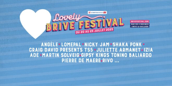 Lovely Brive Festival 2023 affiche musique