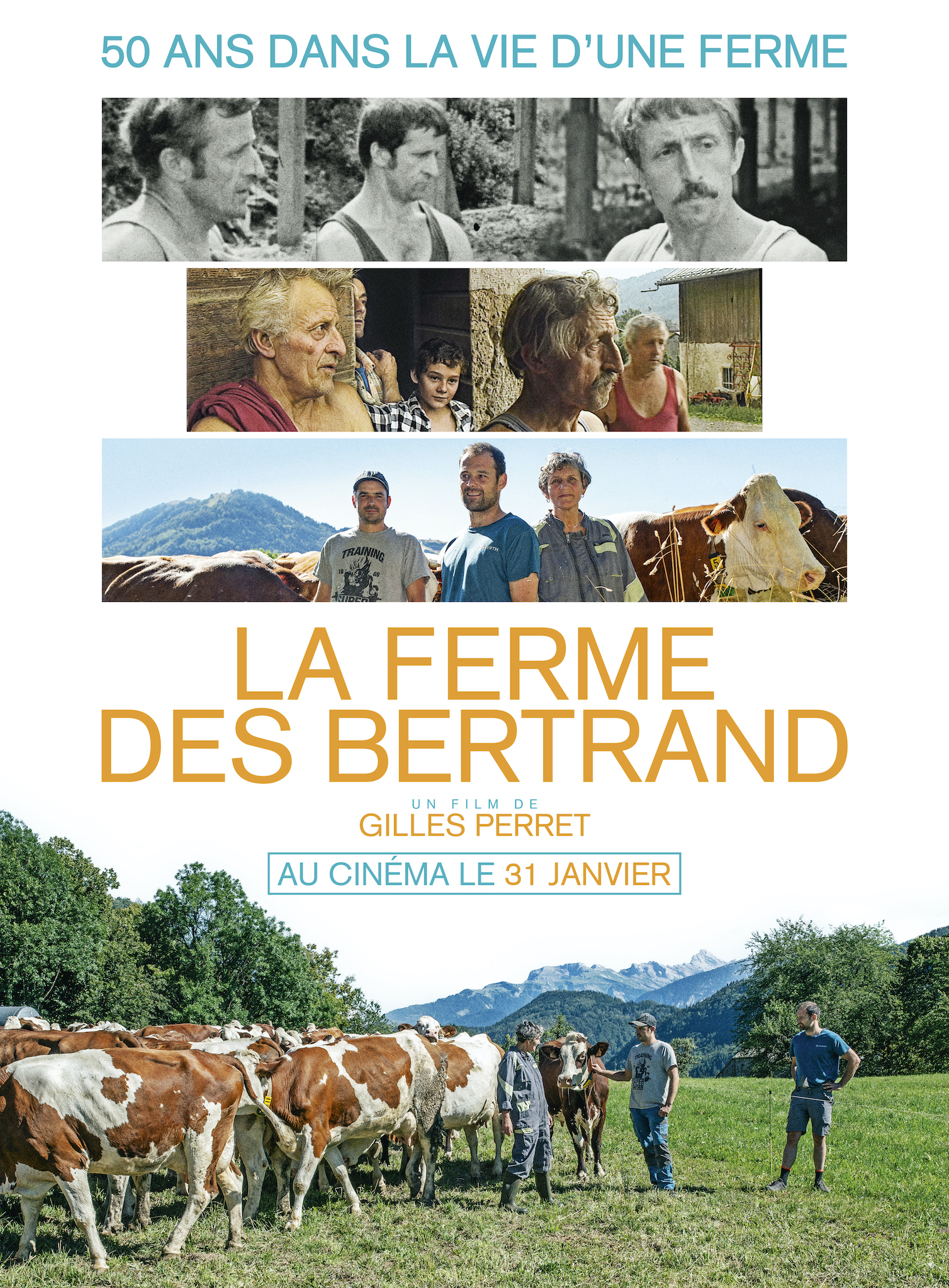 Affiche LA FERME DES BERTRAND film documentaire cinéma