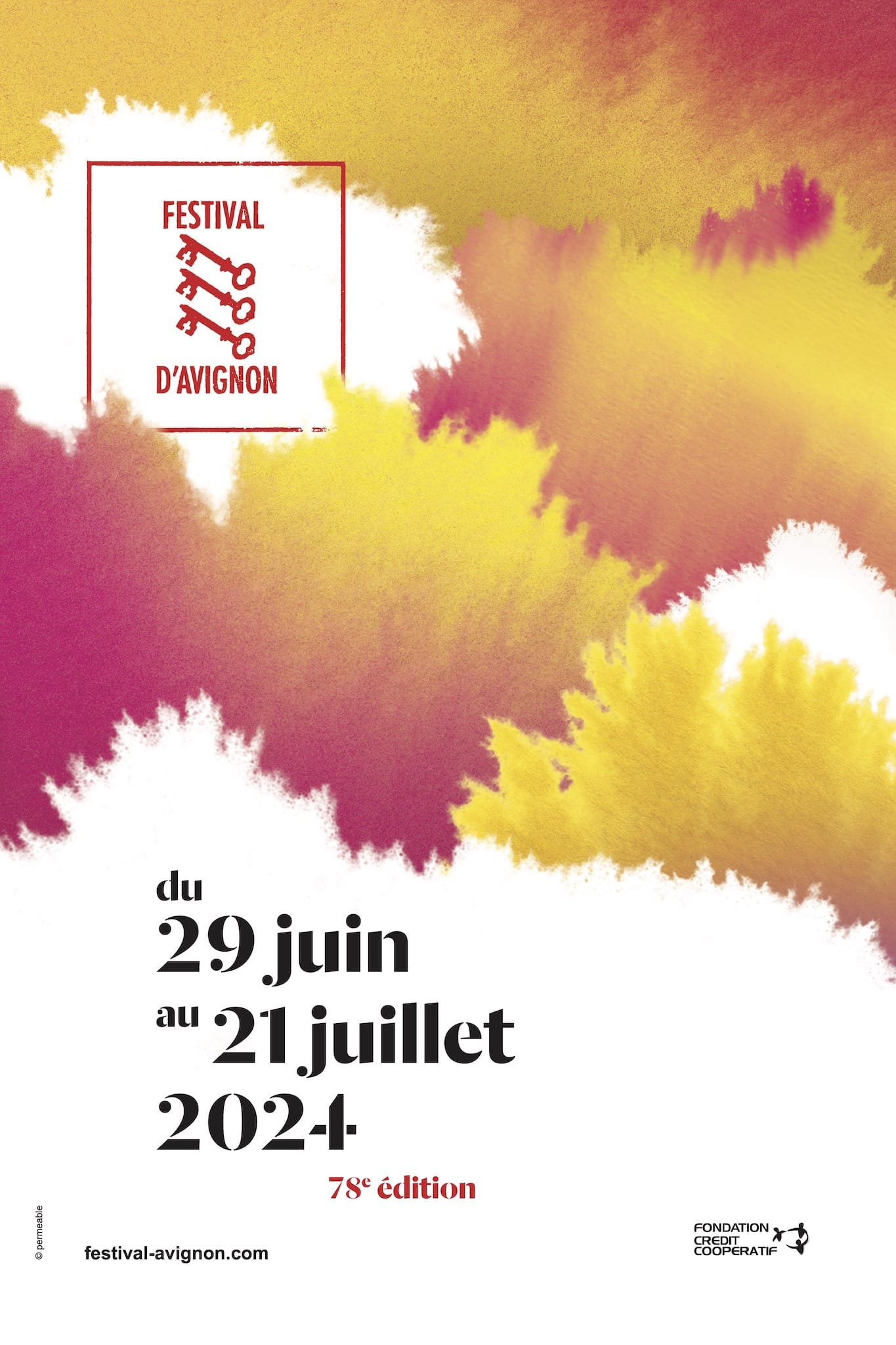 Festival d'Avignon 2024 affiche spectacles théâtre