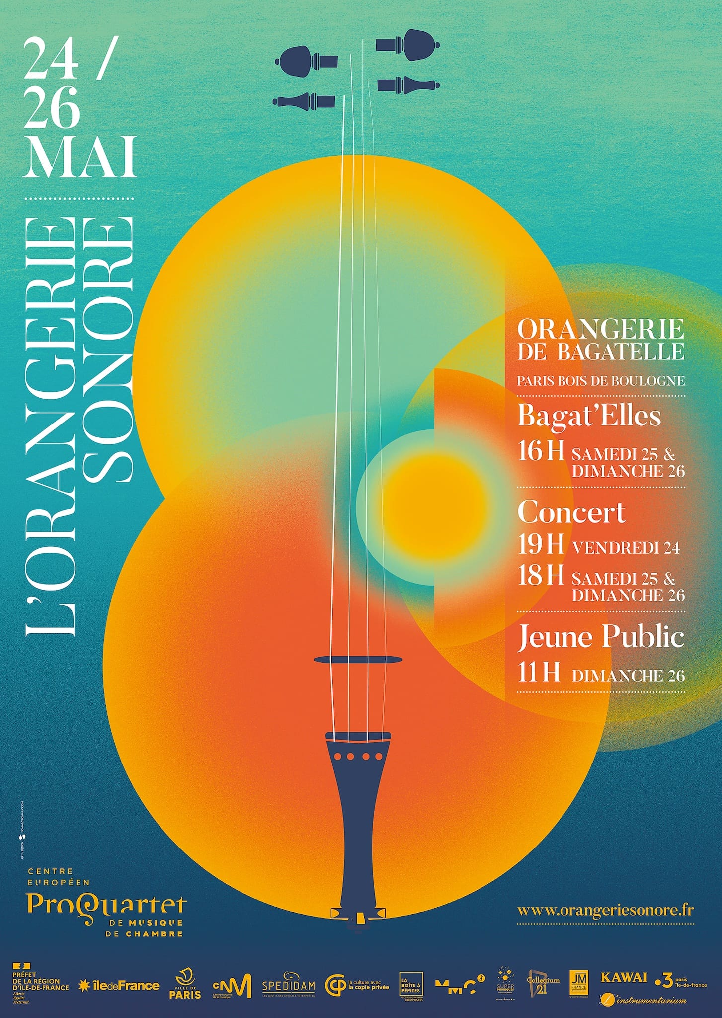 L'Orangerie Sonore 2024 affiche musique classique musique de chambre