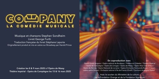 Company la comédie musicale affiche teaser spectacle