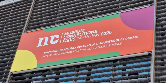 Museum Connections 2025 affiche salon professionnel art exposition lifestyle visiteur expérience