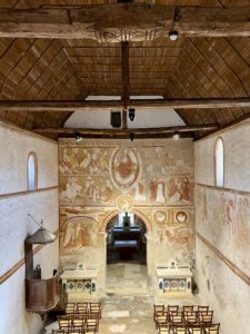 nohant vic eglise saint martin decor roman fresque