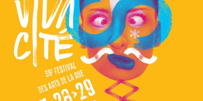 festival viva cité 2025 affiche festival des arts de la rue
