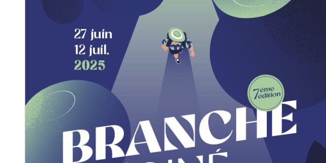 branche & ciné 2025 affiche festival projections films en plein air gratuit