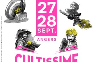 festival cultissime 2025 affiche festival international des œuvres cultes pour les fans de culture pop et de littérature classique