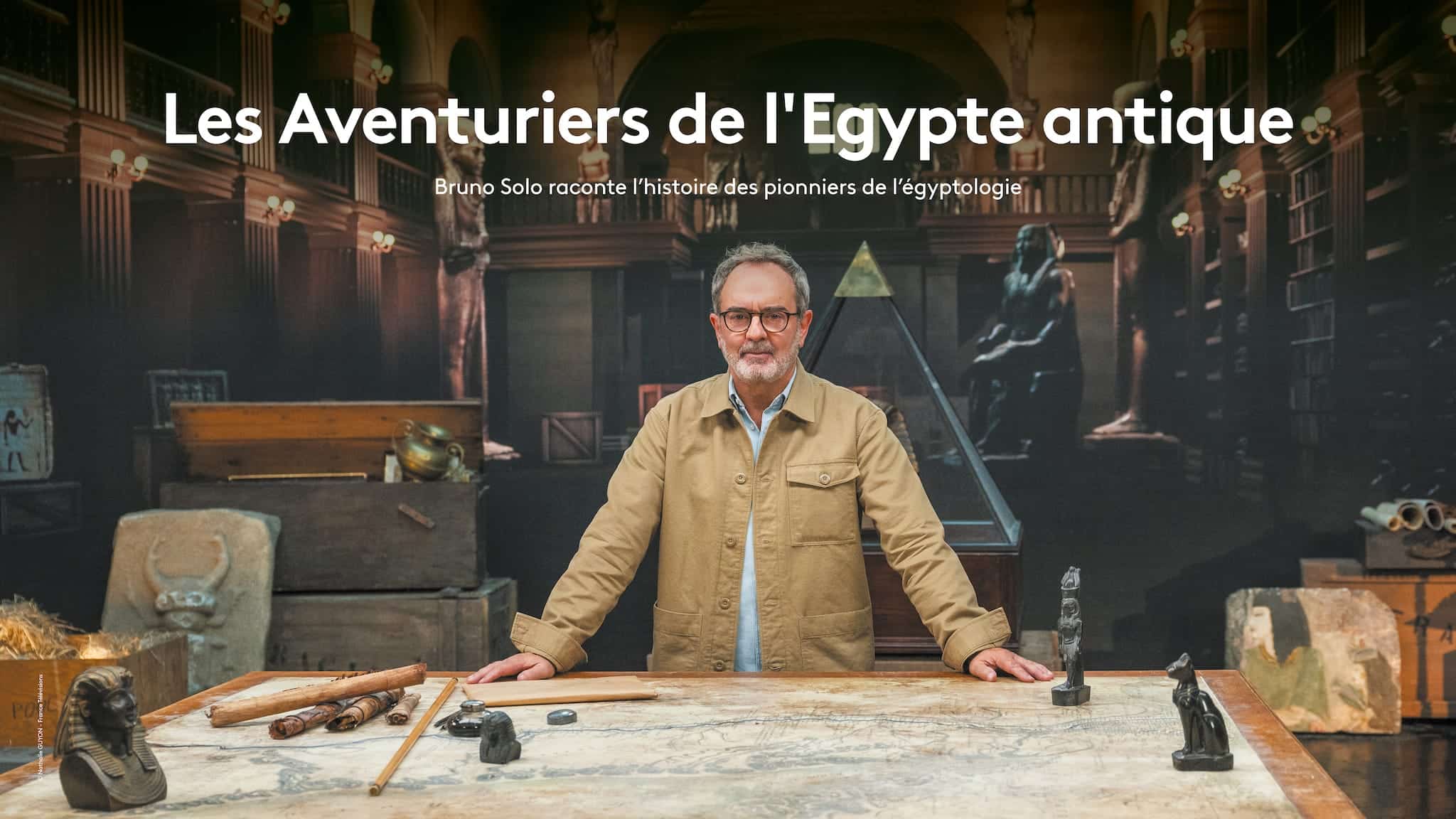 les aventuriers de l'égypte antique saison 1 affiche série documentaire fiction égyptologie histoire